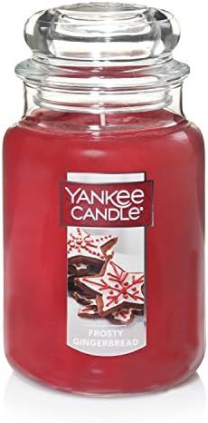 Yankee Candle Large Jar Scented Candle, Frosty Gingerbread | Amazon (US)
