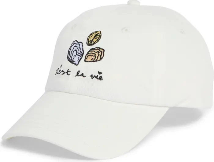 FRASIER STERLING Embroidered Shells Baseball Cap | Nordstromrack | Nordstrom Rack