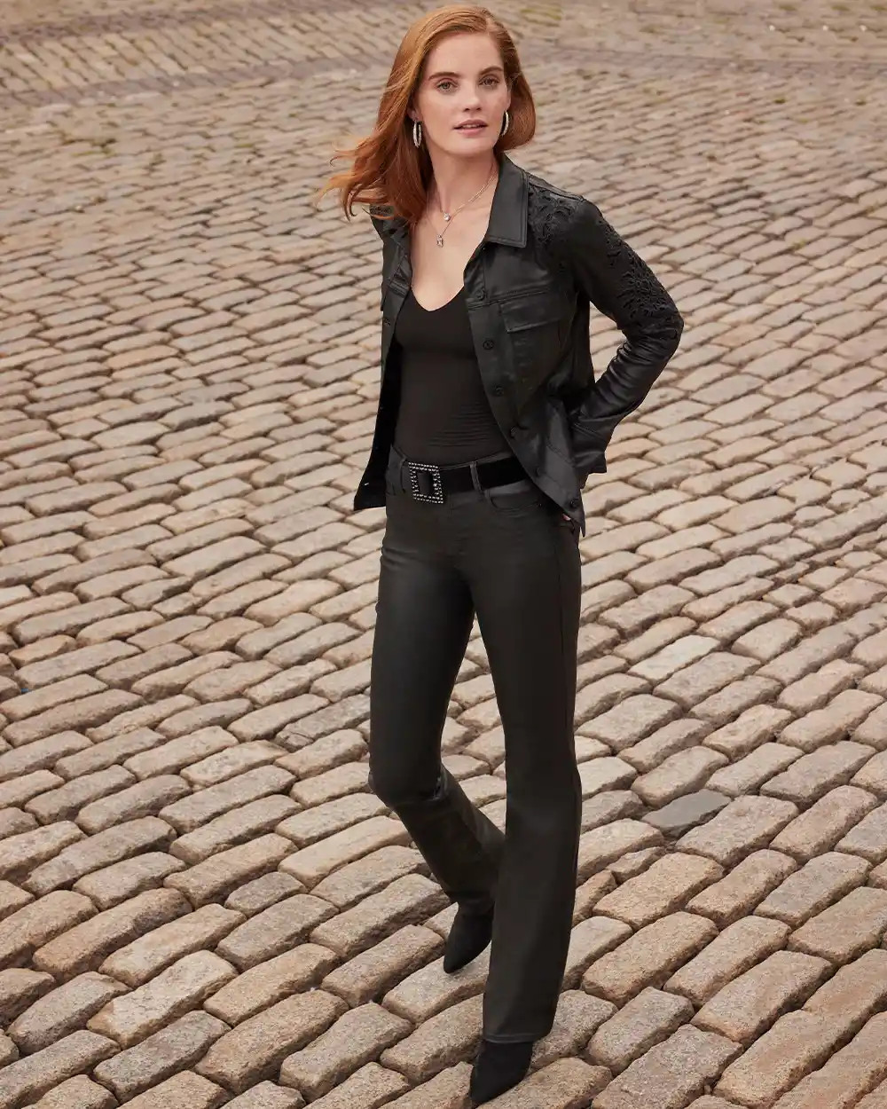 High Rise Coated Bootcut Jeans | White House Black Market