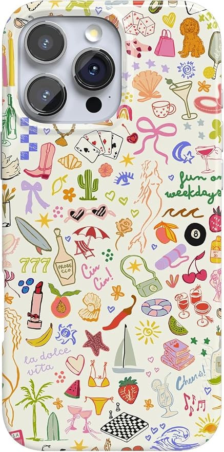 Casely iPhone 16 Pro Max Case | All The Fun Things | Fun on Weekdays | Compatible with MagSafe | ... | Amazon (US)