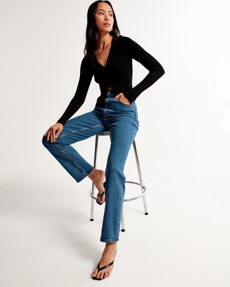 Ultra High Rise 90s Straight Jean | Abercrombie & Fitch (US)