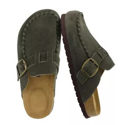 CUSHIONAIRE Canoe Genuine Suede Clogs for Women Footwear with Moc Toe Design \u2013Casual Slip On... | Target