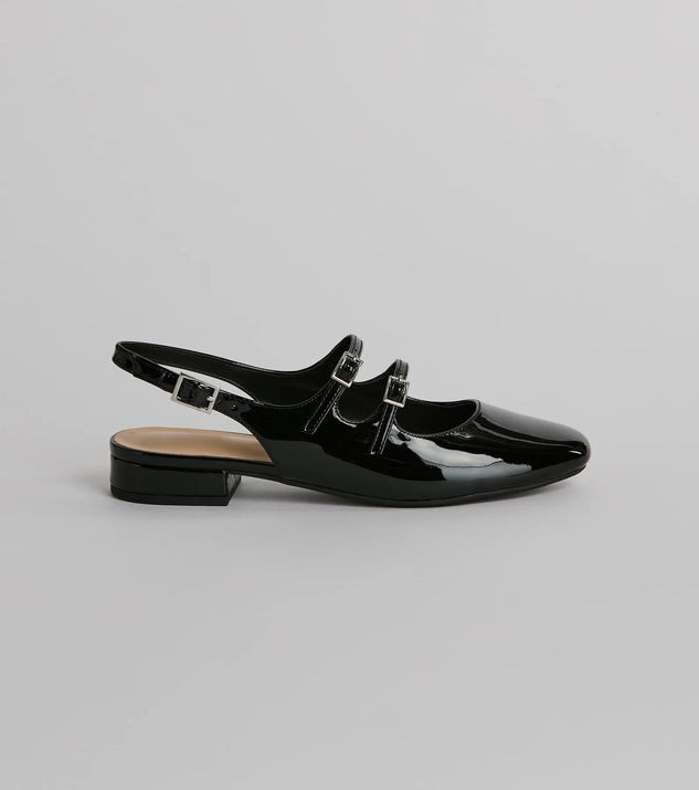 The Everyday Sling Back Patent Leather Flats | Windsor Stores