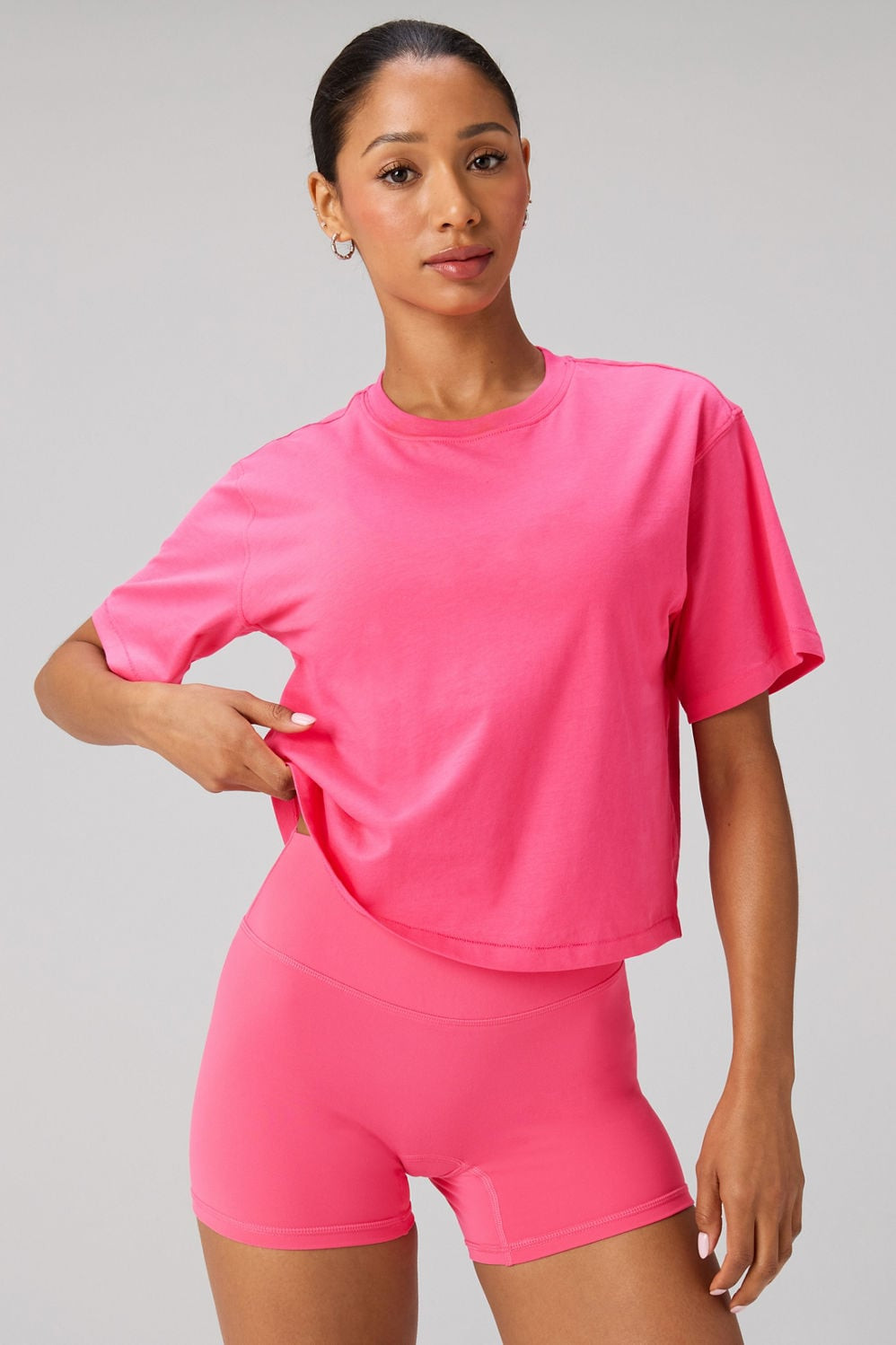 100% Cotton Boxy Tee | Fabletics