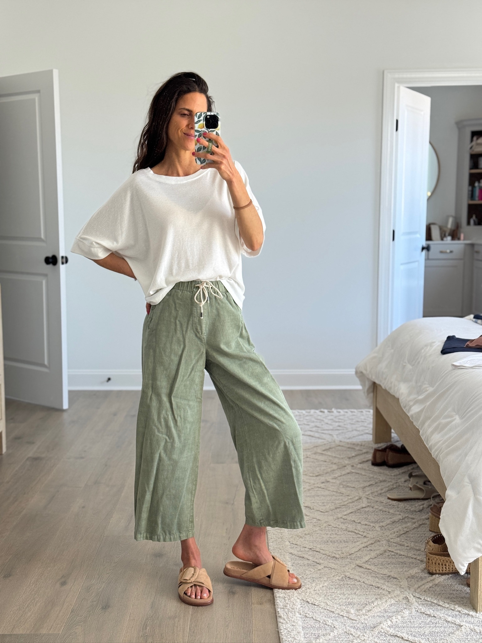 Simple, neutral, and so easy to throw on
This combo is perfect for running errands or everyday wear
denim shirt outfit, white tank, linen blend pants, casual spring outfit, everyday basics, effortless style


#LTKSeasonal #LTKmomlife #LTKootd