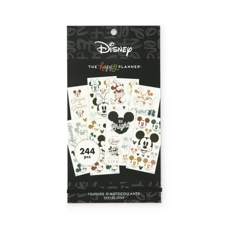 The Happy Planner Disney© Mickey Mouse & Minnie Mouse Farmhouse Value Pack Stickers - Large Icons | Walmart (US)