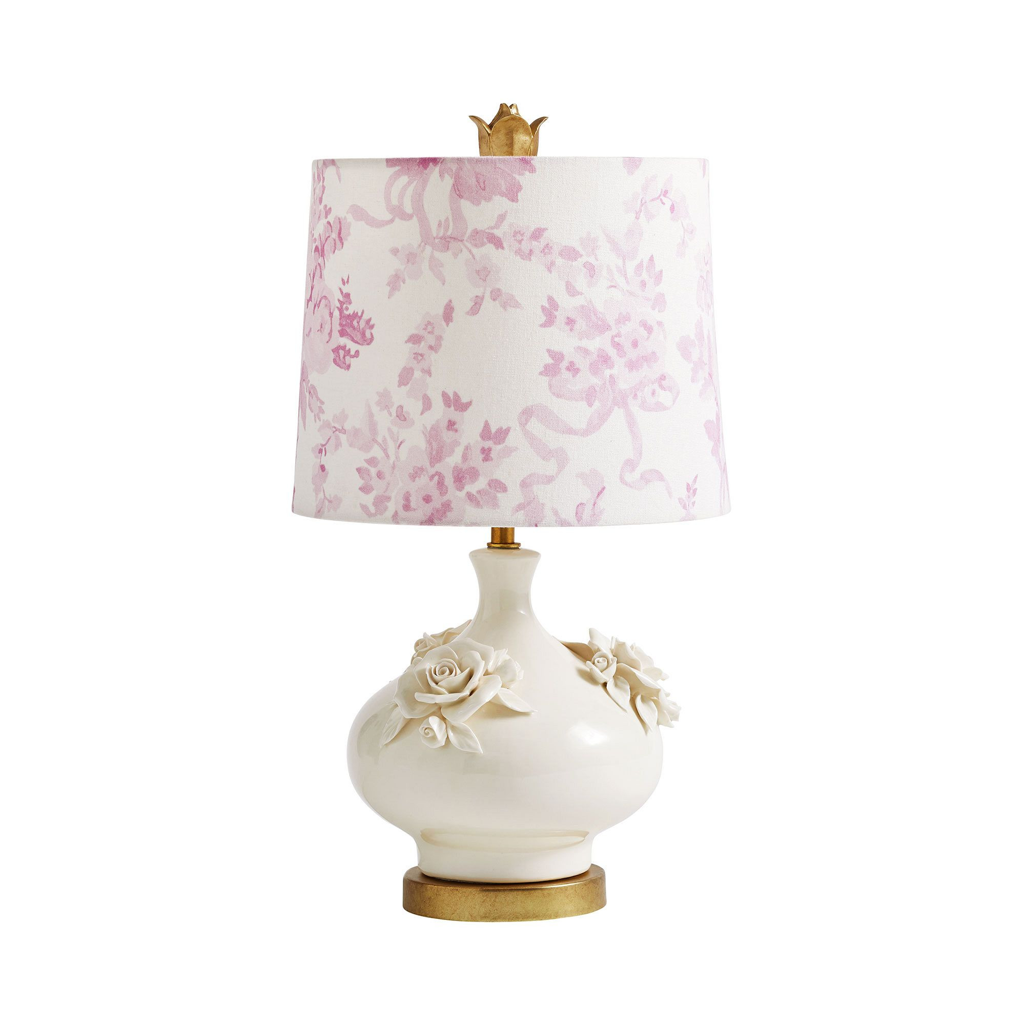 LoveShackFancy Floral Table Lamp | Pottery Barn Teen