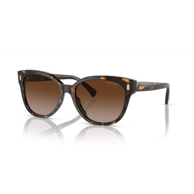 Ralph RA5305U 56mm Woman Cat Eye Sunglasses Gradient Brown Lens | Target