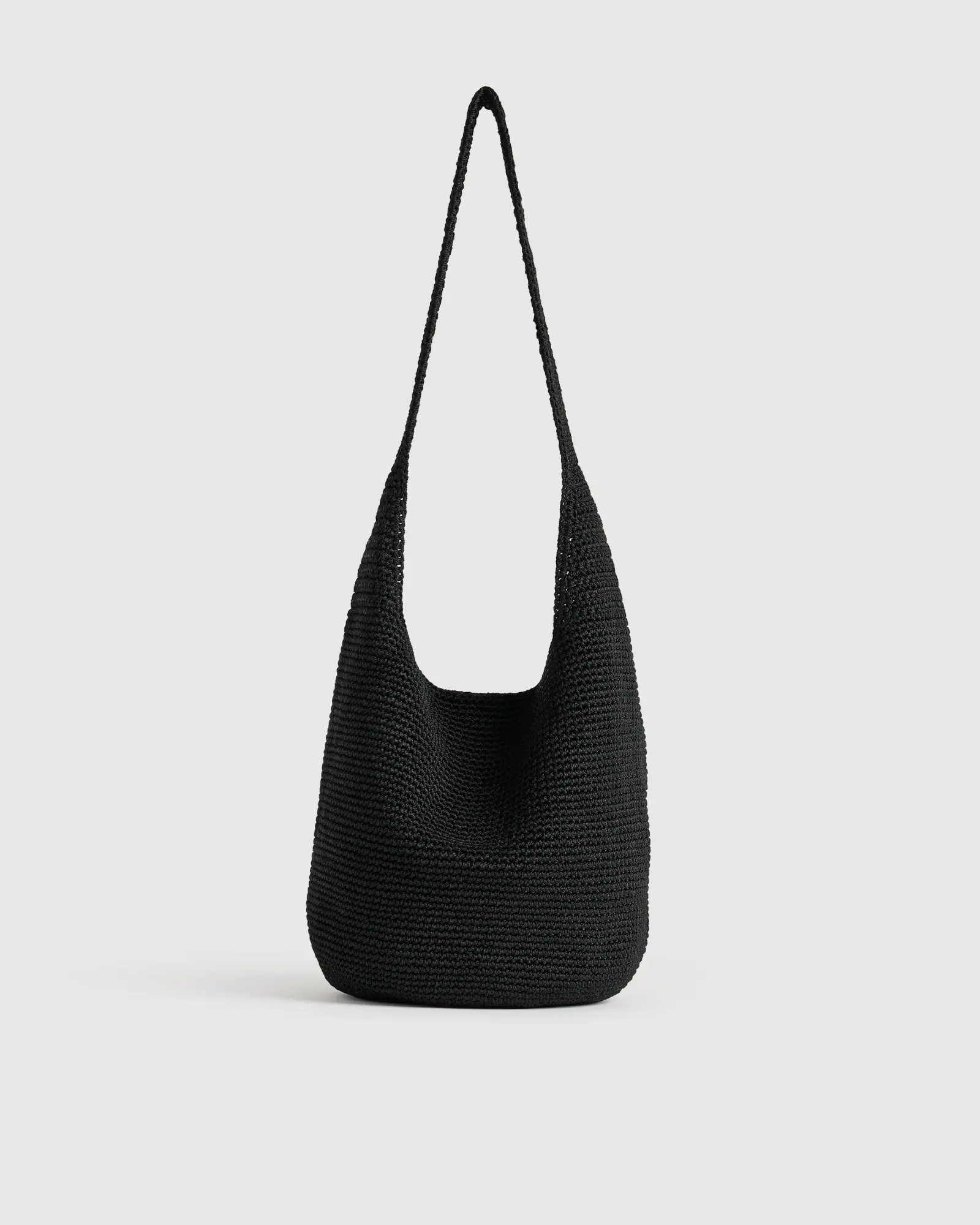 Hand Crochet Hobo Shoulder Bag | Quince