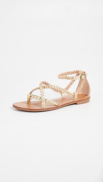 Amalfi Braided Metallic Sandals | Shopbop