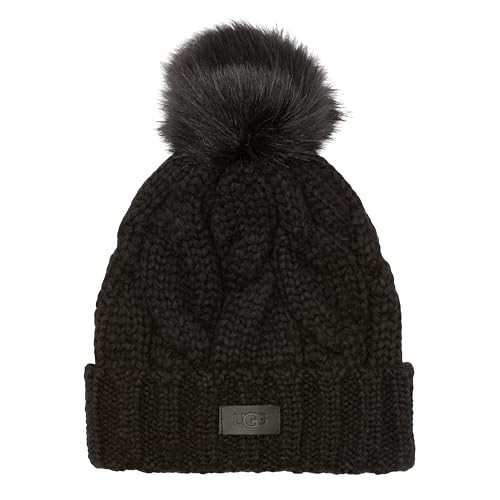 UGG Women's Cable Pom Beanie | Amazon (US)