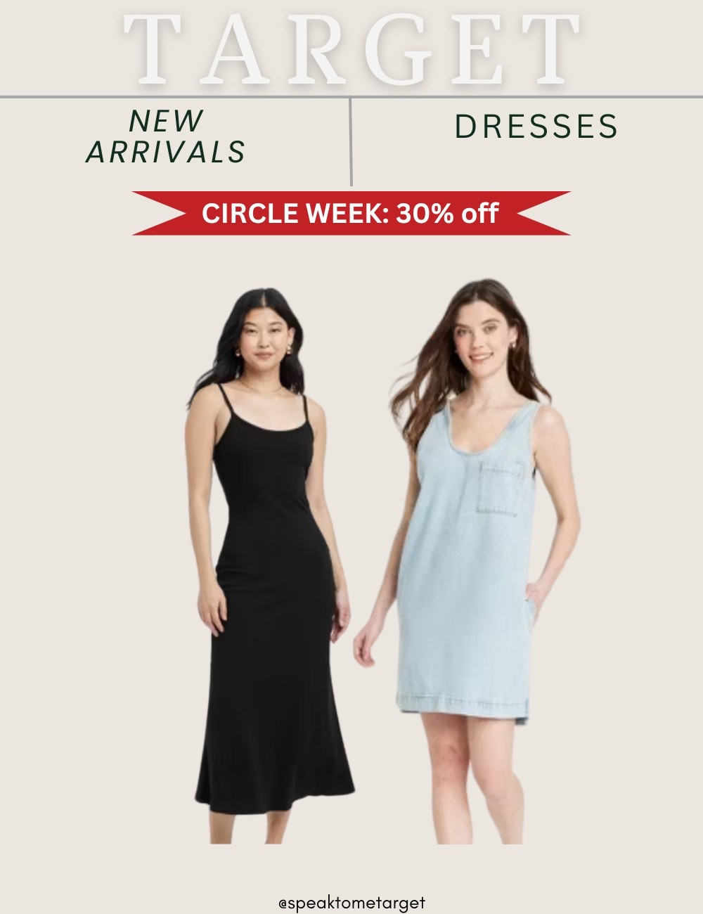 New Dresses at Target! And save 30% off 

#LTKFindsUnder50 #LTKStyleTip #LTKSaleAlert
