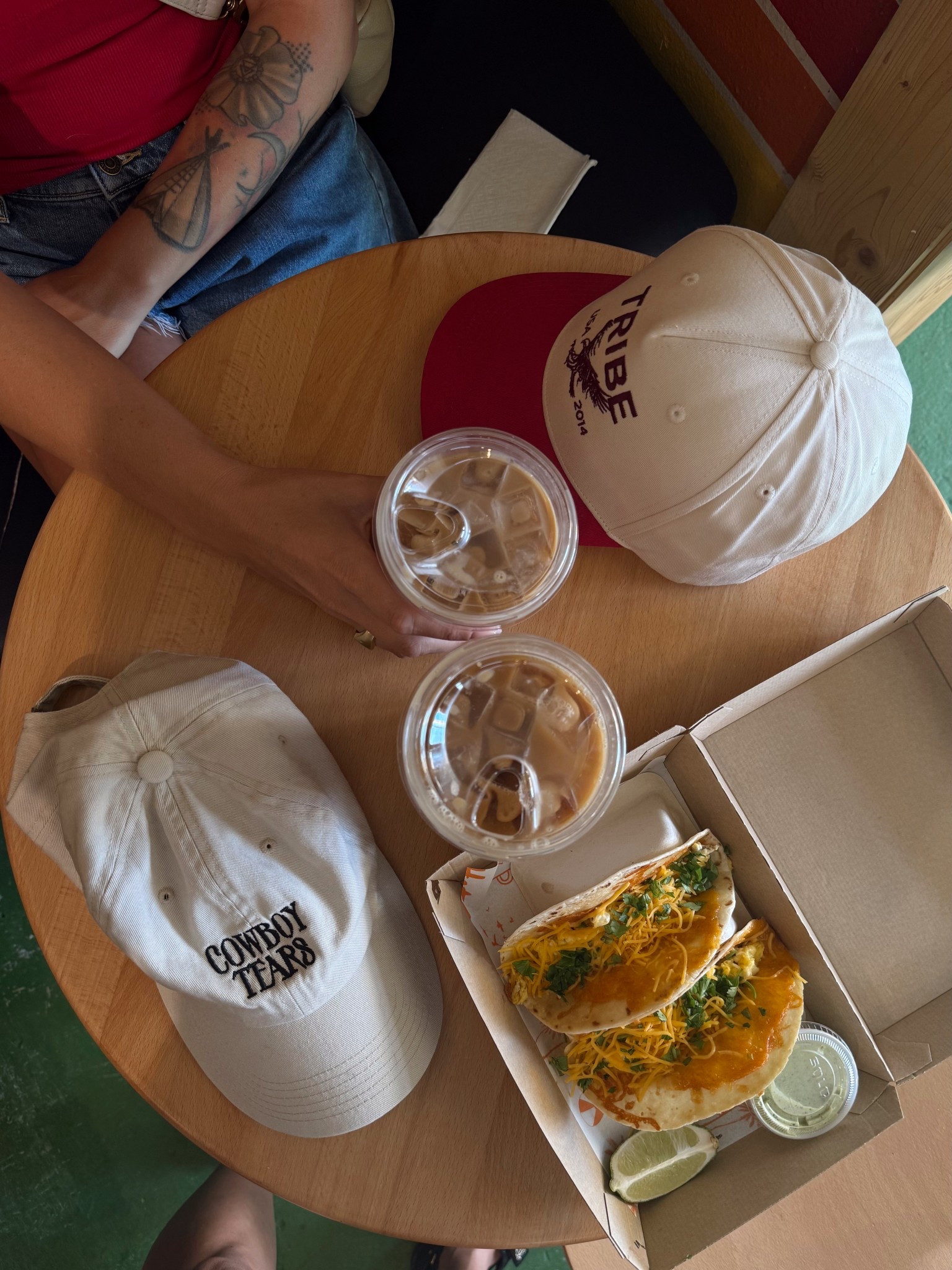 Morning coffee, good company, and my favorite hats — the Cowboy Tears dad hat 🤠 + Tribe Kelley five-panel snapback ☕

#LTKSeasonal #LTKActive #LTKStyleTip
