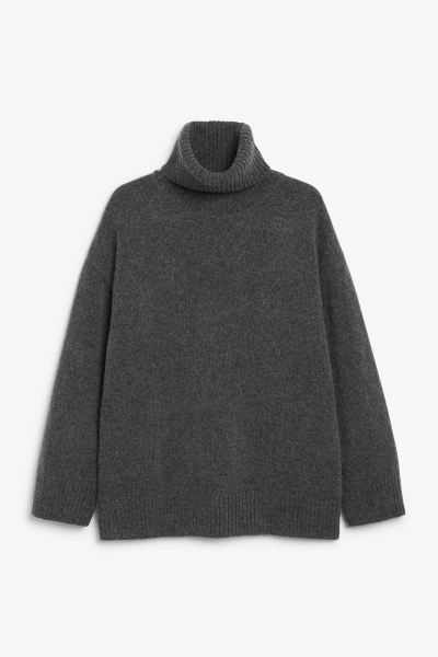 Oversized-Strickpullover mit Rollkragen | H&M (DE, AT, CH, NL, FI)
