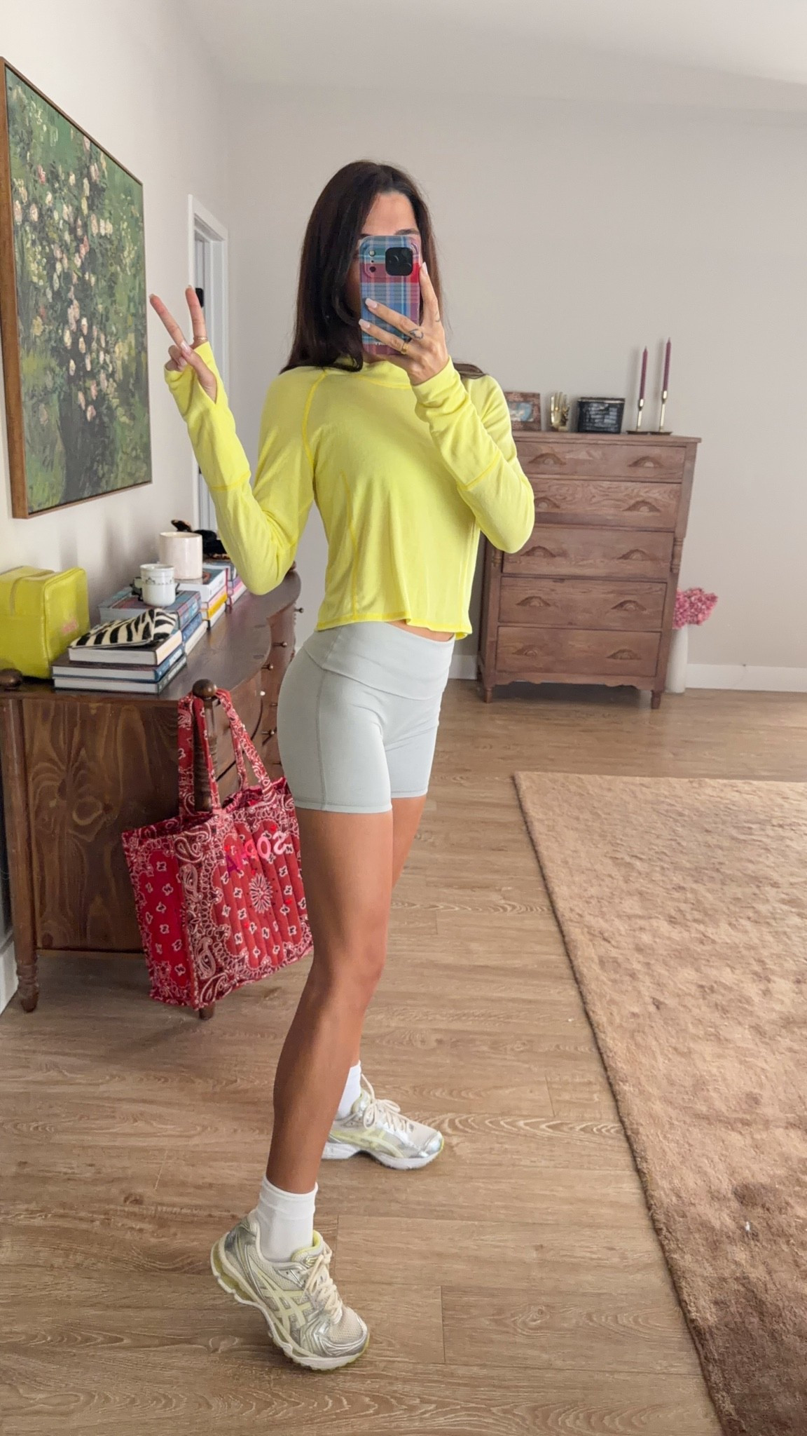 Pre fall walk outfit! S top and XS shorts!

#LTKootd #LTKActive #LTKfitnessgoals