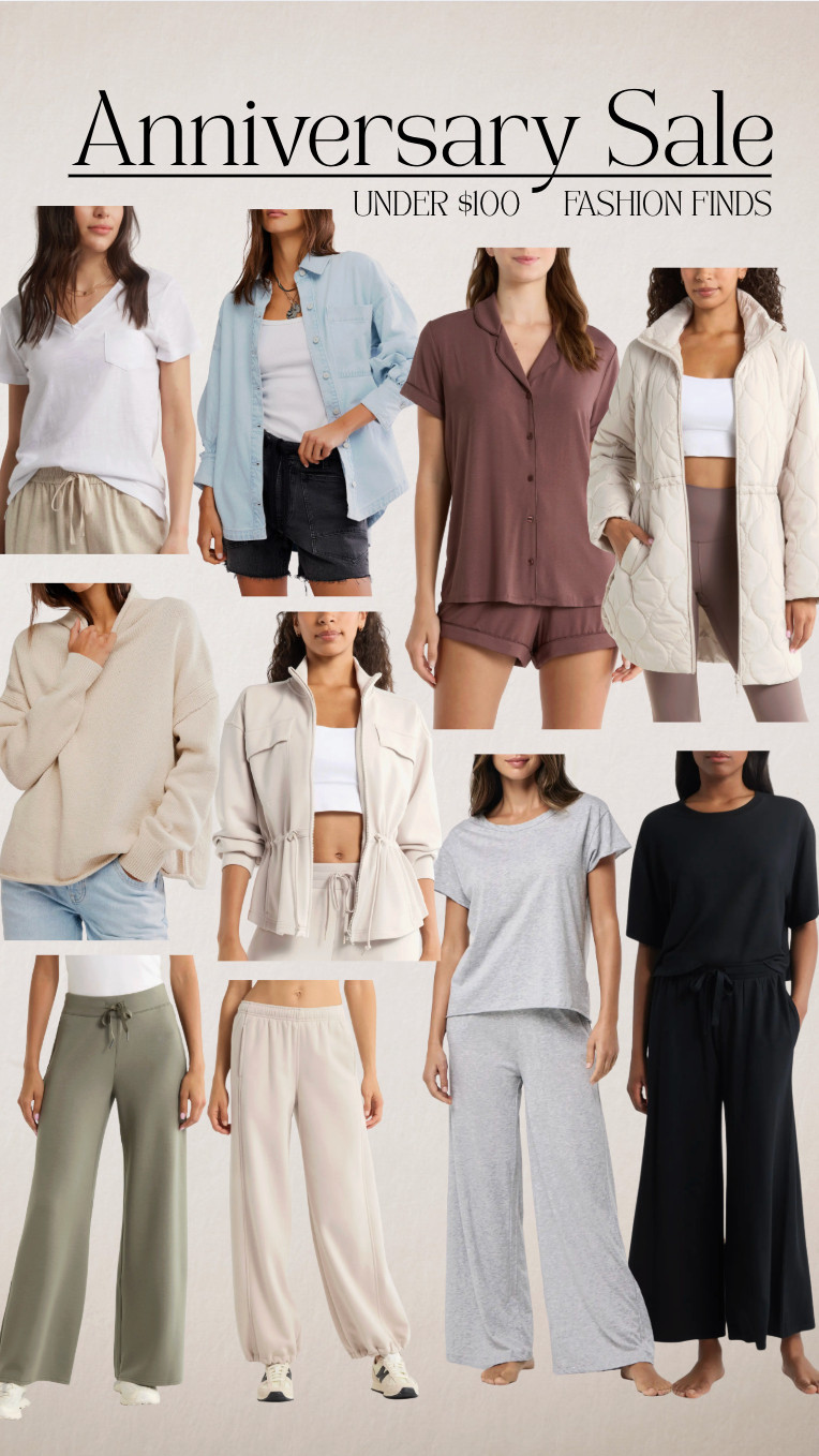 I wear a small in the Jacket and Free People; otherwise I am a medium. Forgot to include the Spanx Jacket in the collage but linked it to match the pants!  

 #LTKSaleAlert #LTKMidsize #LTKPetite