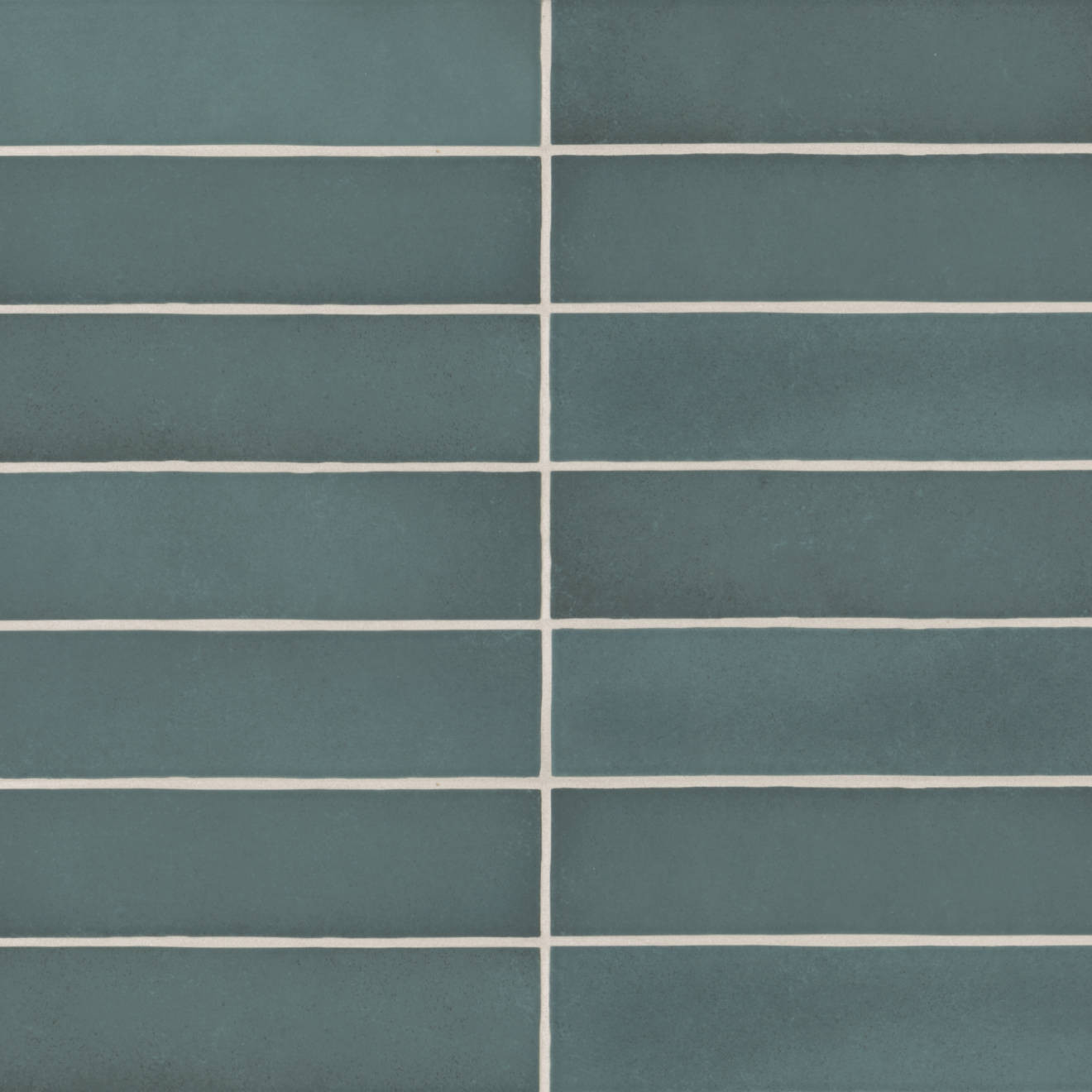 Makoto 2.5" x 10" Matte Ceramic Wall Tile in Arashi Blue | Bedrosians Tile and Stone