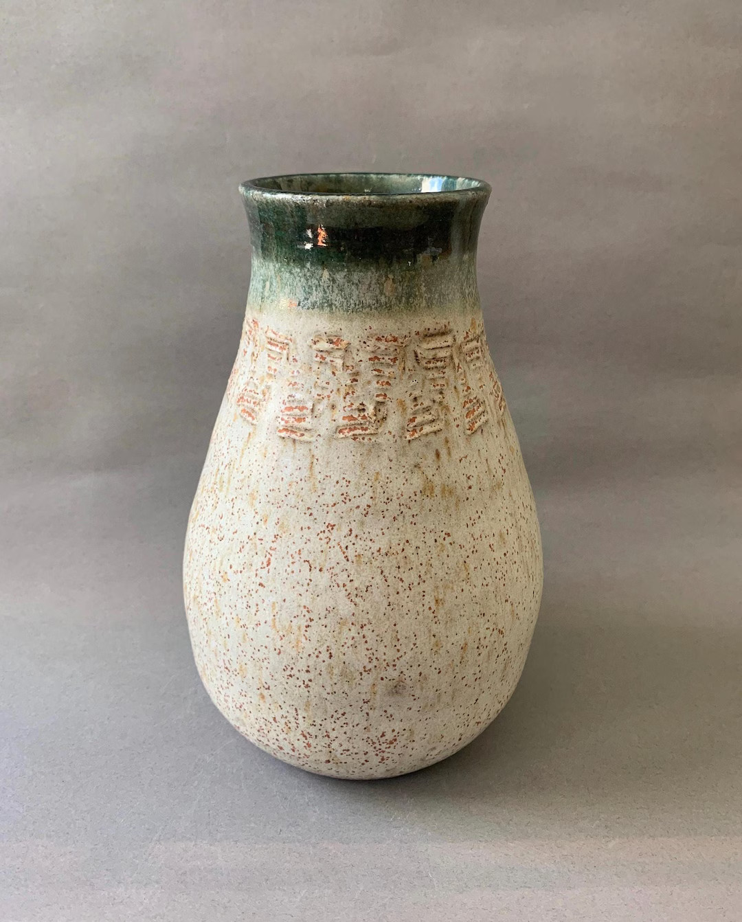 Forest Green Kissed Vase - Etsy | Etsy (US)