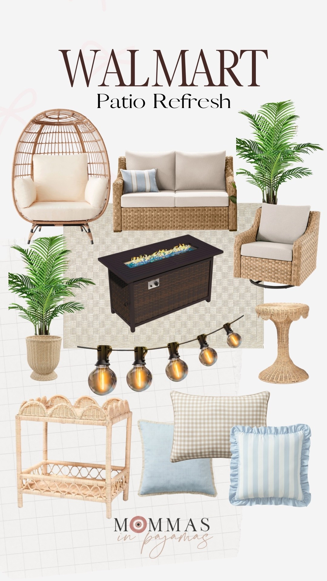 Patio refresh all from Walmart 
Coastal “Summer I Turned Pretty” vibes for a cozy outdoor space  

#LTKSeasonal #LTKHome #LTKSaleAlert