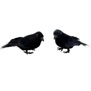 5.5" Black Crow Figurines, 2ct. by Ashland® | Michaels Stores
