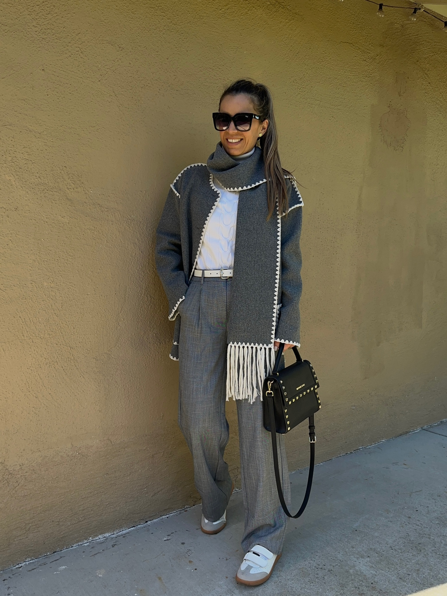 Toteme dupe jacket is true to size. Amazon find. 
Gray pants are true to size and comfy. Wearing sz small


Fall jacket work outfit winter jacket fall fashion fall outfits fall outfit fashion over 40 fashion over 50 minimalistic style mom fashion thanksgiving outfit 

#LTKSeasonal #LTKGiftGuide #LTKHolidaySale