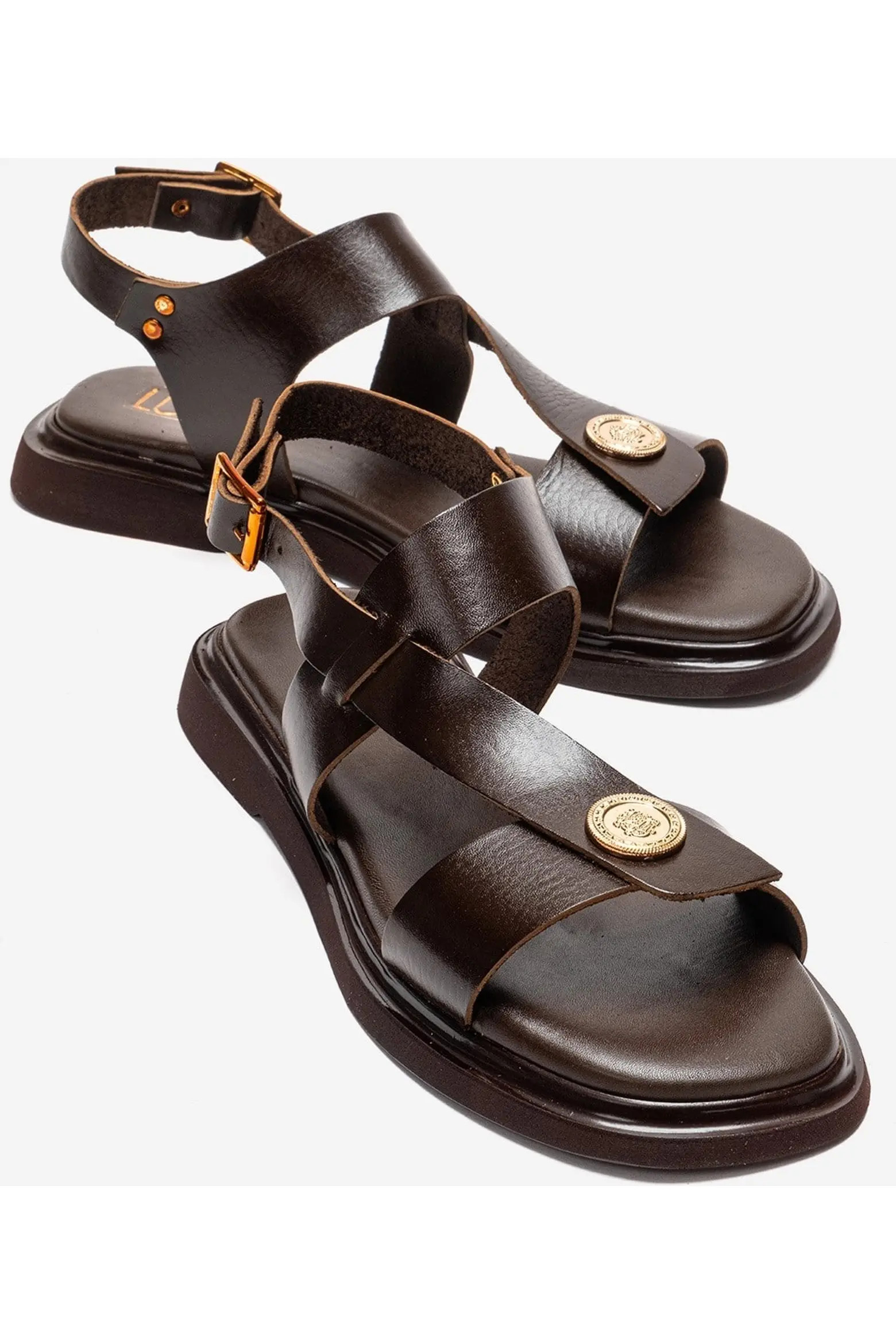 Quella Leather Buckle Sandal (Women) | Nordstrom | Nordstrom