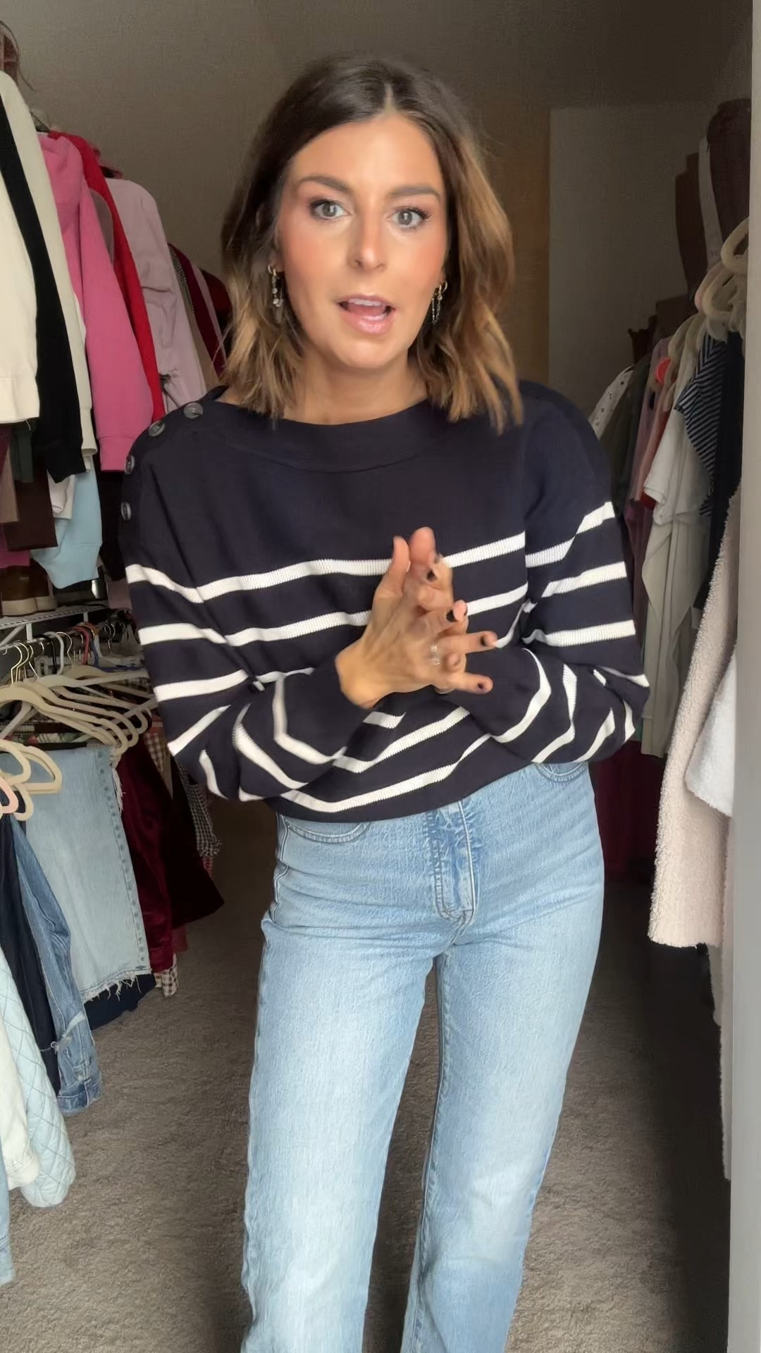 Suiting up in one of my most worn vest from last year (that’s restocked and on sale) because we’re having a girls’ night….. Thai food + movie + me pretending I didn’t already read The Housemaid twice and still being on yhr edge of my seat the entire time 🤦🏻‍♀️📚

#LTKSeasonal #LTKGiftGuide #LTKHome