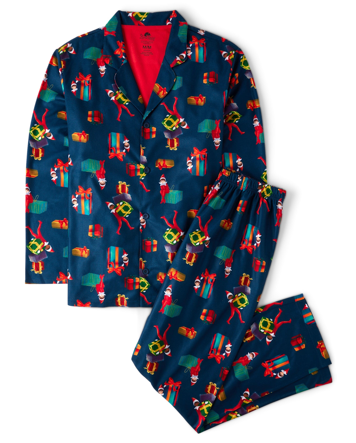 Adult Matching Family The Elf On The Shelf™ Button Front Pajamas - multi | The Children's Place
