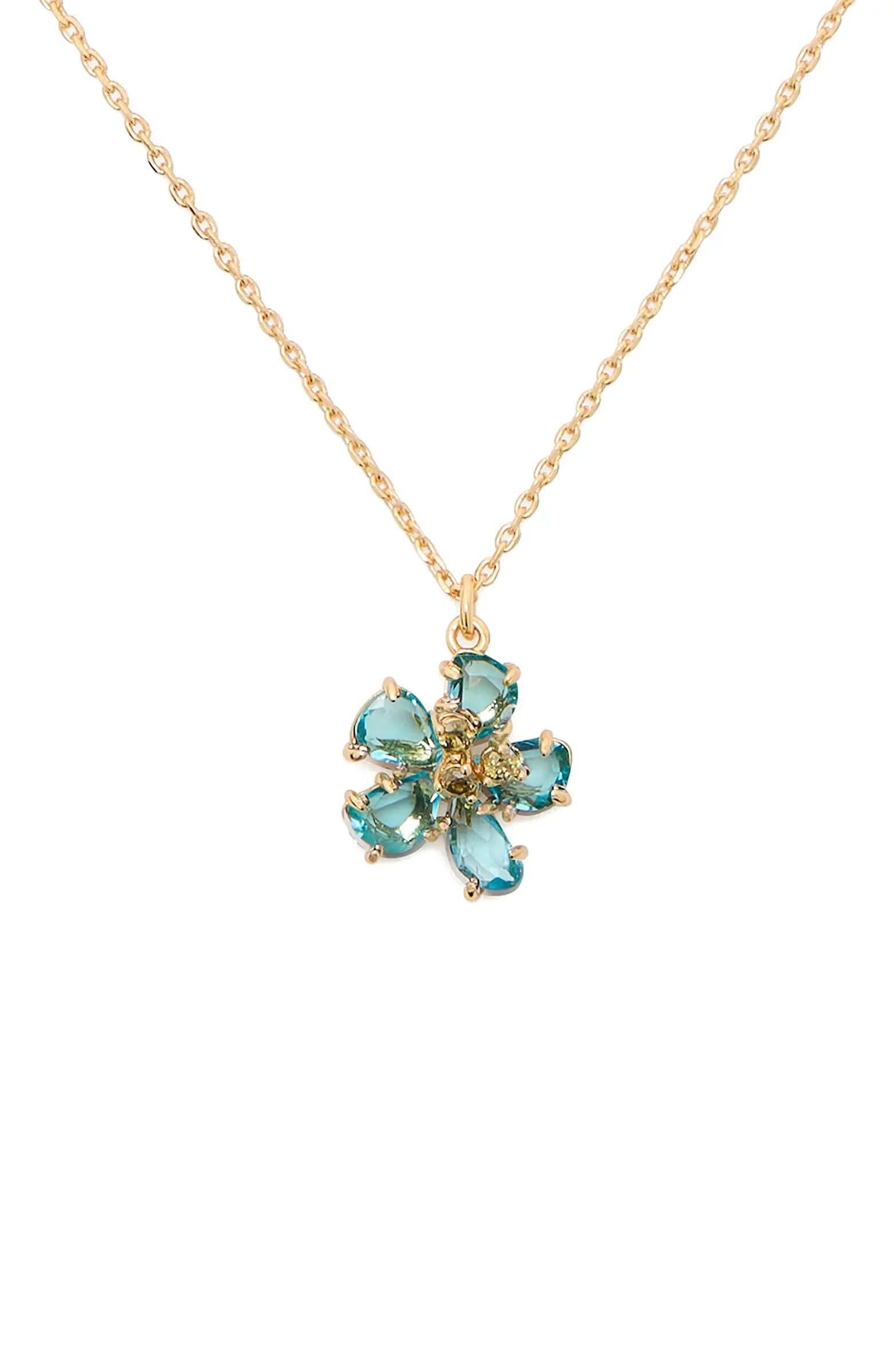 paradise flower mini pendant necklace | Nordstrom