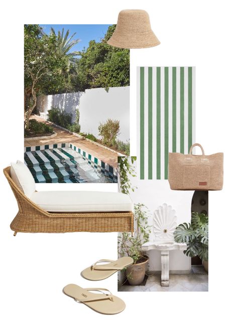 Poolside retreat 〰️ outdoor furniture, outdoor living, spring decor, resort wear, raffia, spring break 

#LTKSeasonal #LTKhome