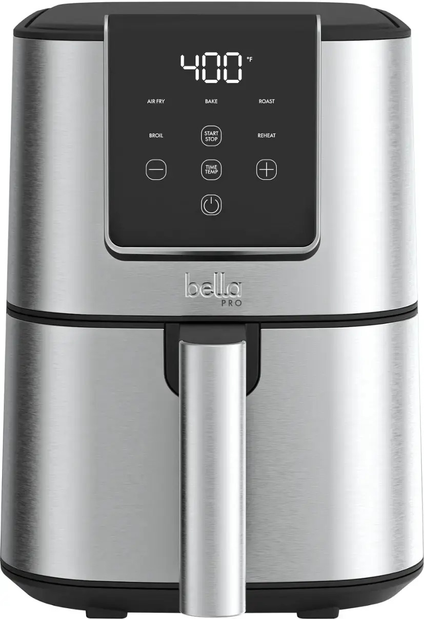 bella PRO - 4-qt. Touchscreen Slim Air Fryer - Stainless Steel | Best Buy U.S.
