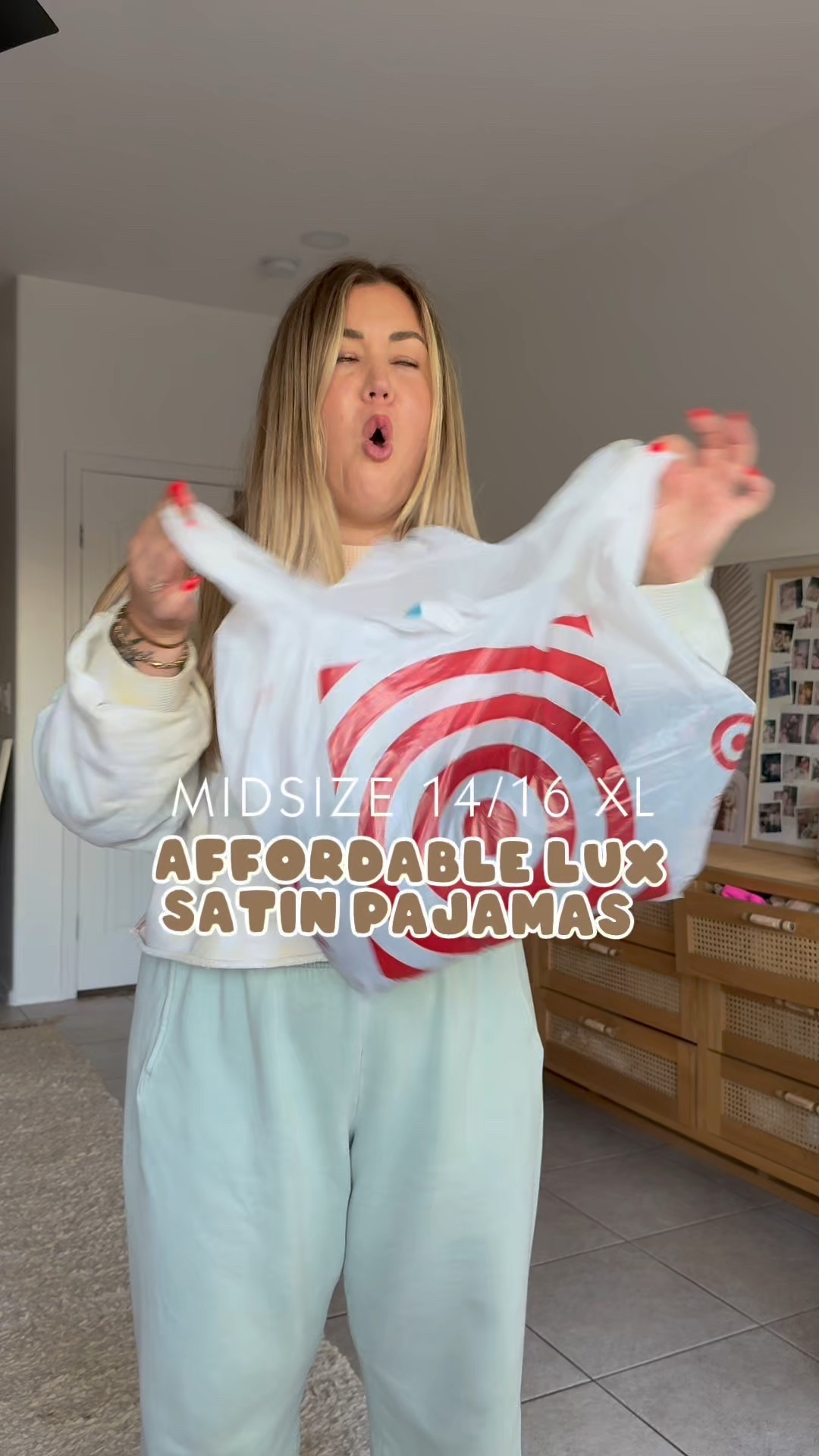 Satin can be a hard fit for my midsize hourglass body... but these fit so well! I got a size XXL instead of my normal XL for a baggy fit. 

#LTKMidsize #LTKFindsUnder100