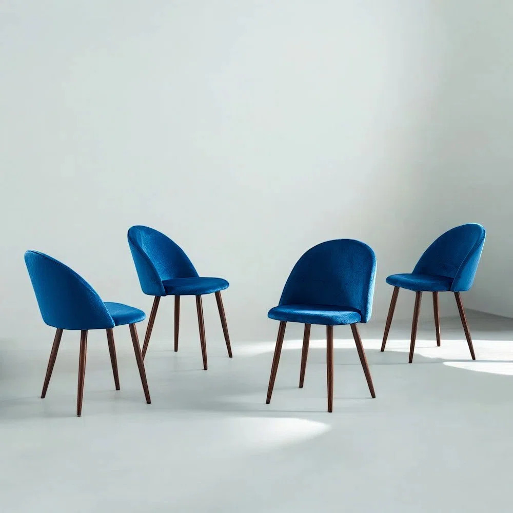 Domonik 18.5'' H Velvet Upholstered Side Chair | Wayfair North America