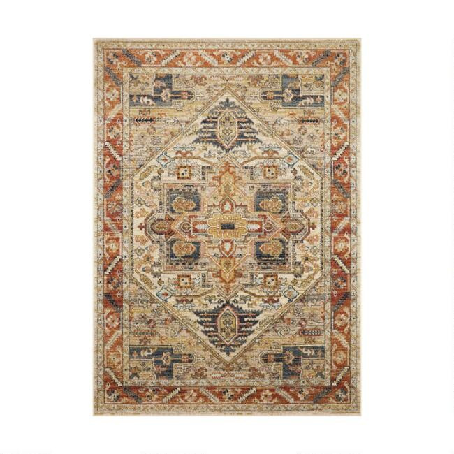 Multicolor Sand Jacinda Area Rug | World Market