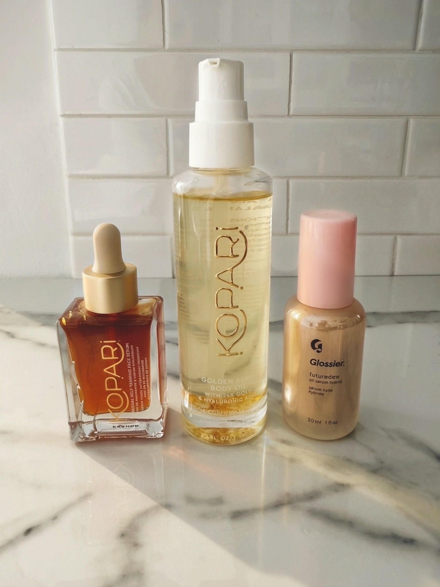 Secret to an instant subtle dewy glow on your face + body, no sun required ☀️ linked a few retailers for best price.

#LTKBeauty #LTKgrwm #LTKselfcare