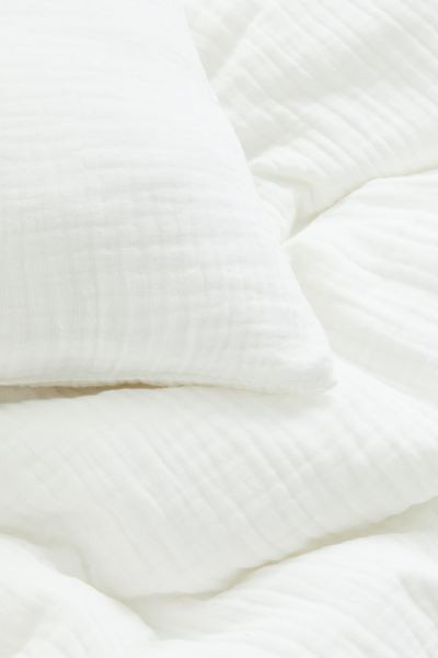 Musselin-Bettwäsche für Einzelbett | H&M (DE, AT, CH, NL, FI)