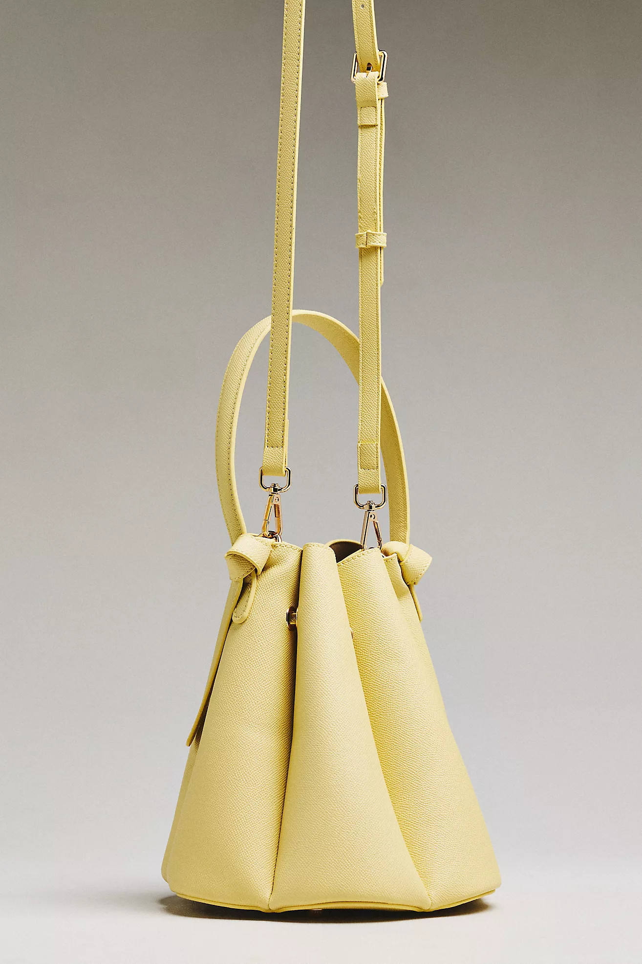 Laguna Cinched Vegan Leather Bucket Bag | Anthropologie (US)
