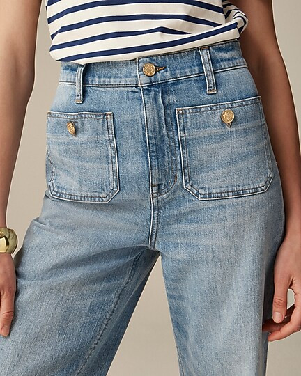 Sailor denim trouser in Blue River wash | J. Crew US