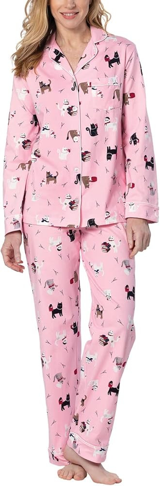 PajamaGram Women's Sleepwear - Soft Pajamas for Women, 100% Cotton | Amazon (US)