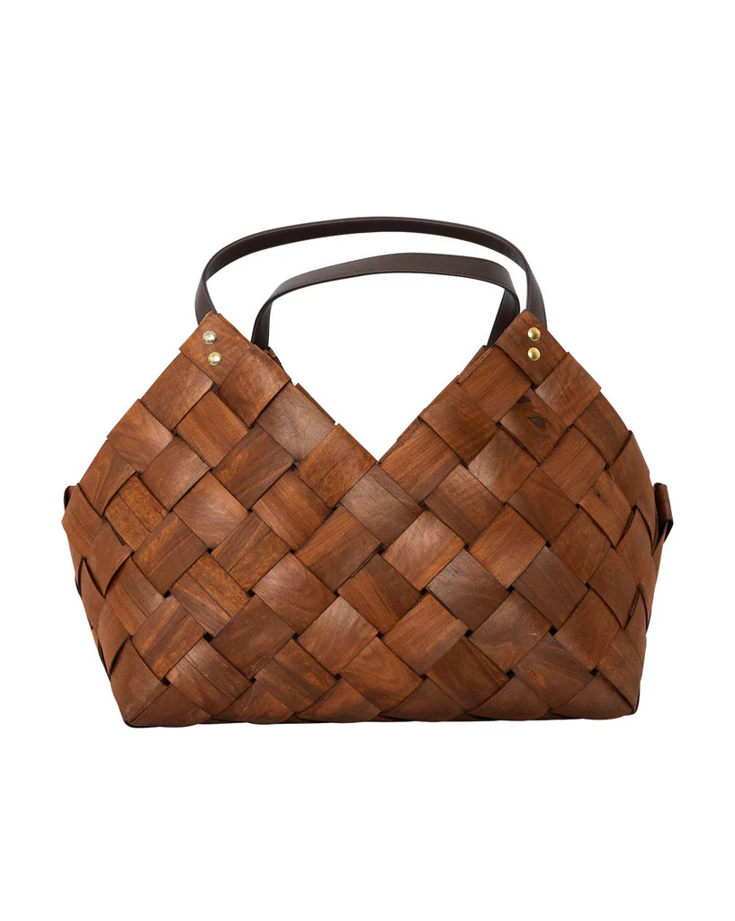 Seagrass & Leather Basket | McGee & Co.