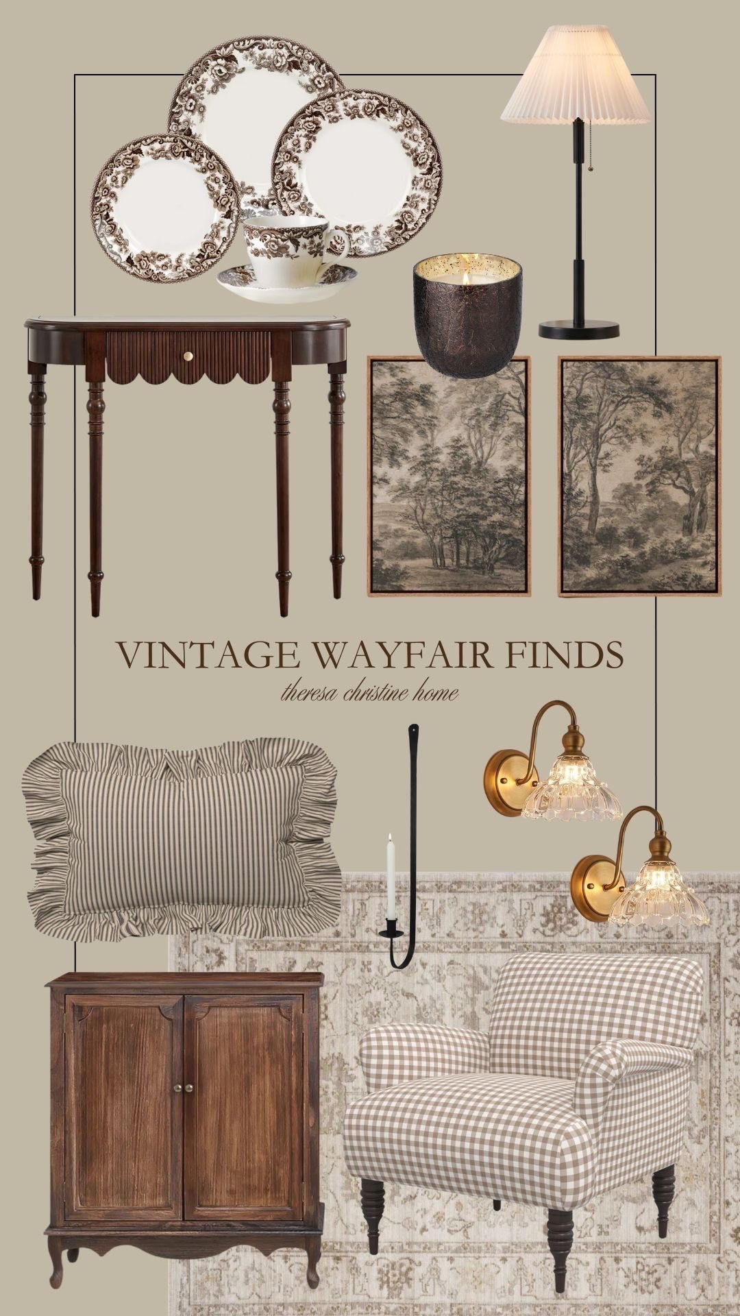 Wayfair home favorites, vintage home decor, affordable home favorites, moody home decor, vintage home style, neutral home, curated home decor  

#LTKHome 

#LTKSaleAlert #LTKStyleTip