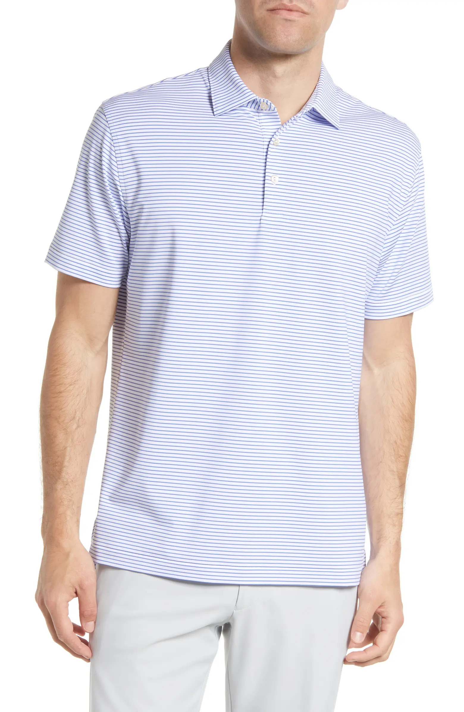Peter Millar Buoy Stripe Performance Polo | Nordstrom | Nordstrom