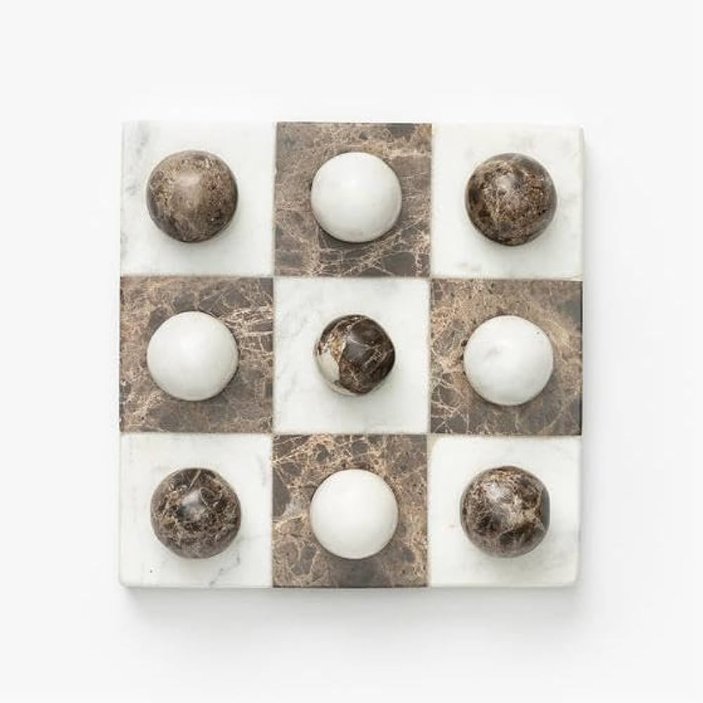 Marble Tic-Tac-Toe Board | Amazon (US)