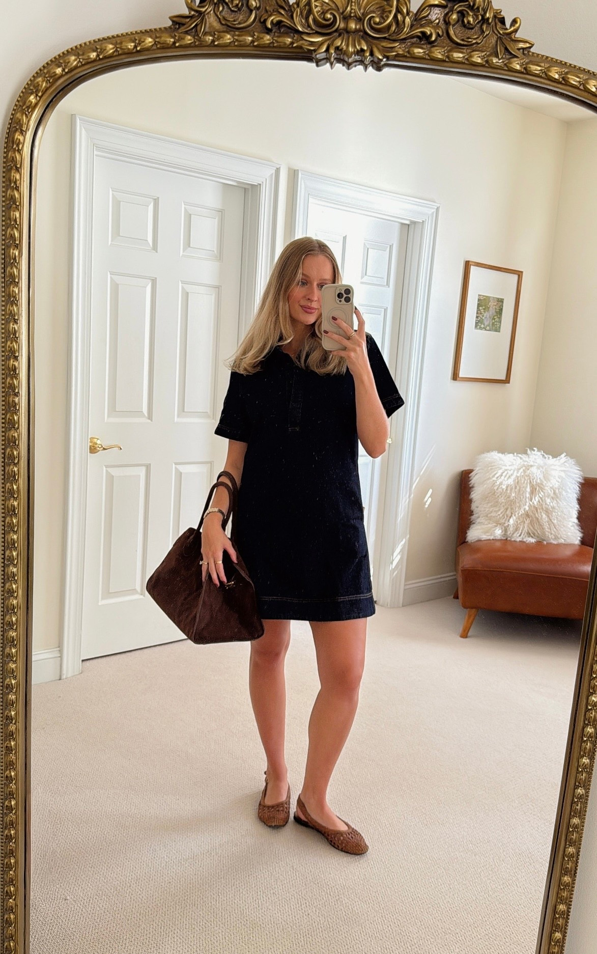 Perfect denim dress for fall 🍂 

#LTKBump #LTKSeasonal