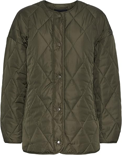 Pieces Women's Pcstella Quilted Jacket Noos Bc | Amazon (UK)
