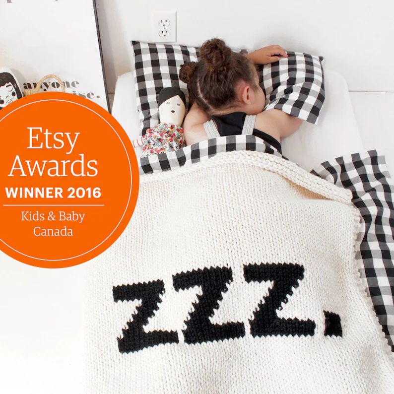 THE ZZZ Baby Blanket | Etsy | Etsy (US)