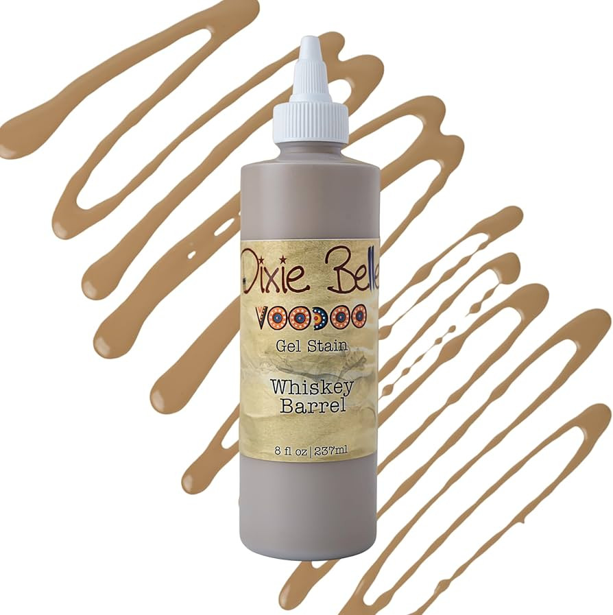 Dixie Belle Voodoo Gel Stain - Whiskey Barrel (8oz) - Water-Based Stain for Wood Projects - DIY W... | Amazon (US)