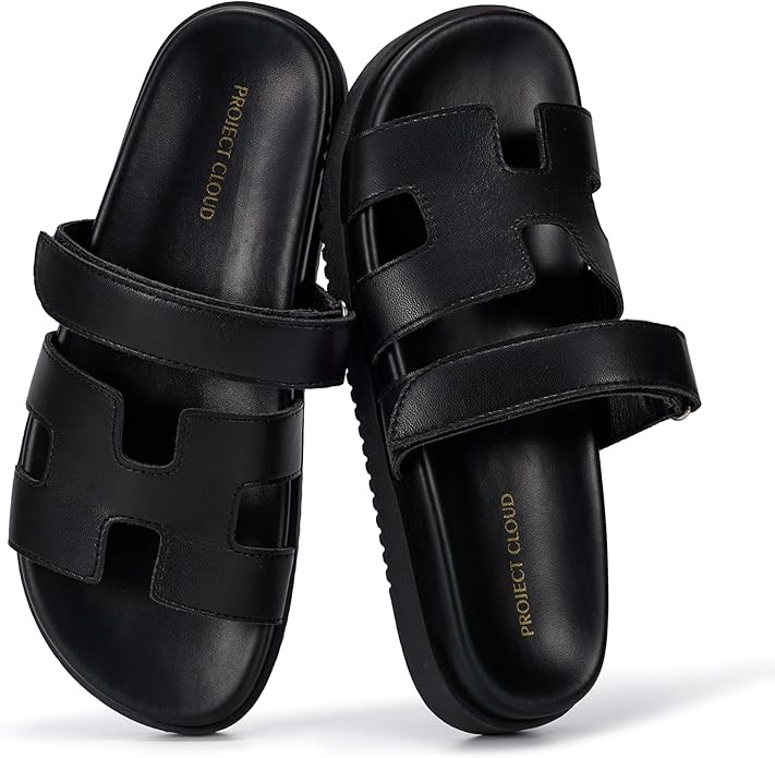 Project Cloud 100% Genuine Leather Sandals for Women Footwear - Stylish Womens Sandals with Plush... | Amazon (US)