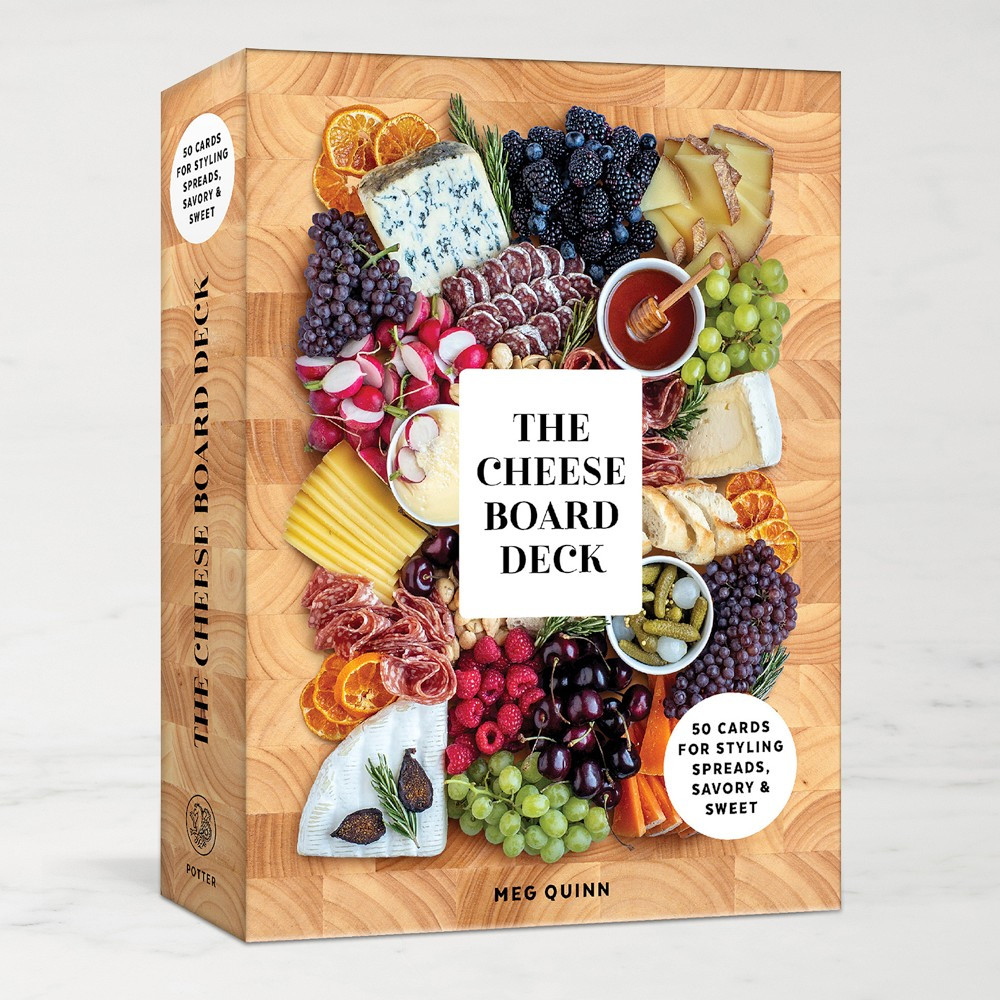 Meg Quinn, Shana Smith: The Cheese Board Deck: 50 Cards for Styling Spreads, Savory and Sweet | Williams-Sonoma