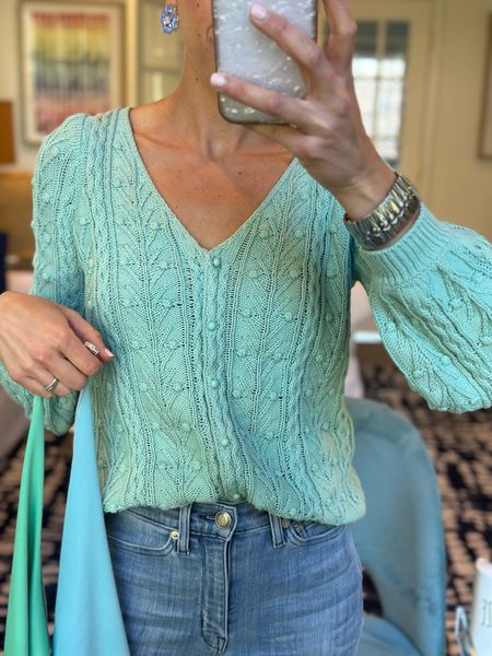 Gorgeous, textured cardigan summer colors 

Perfect for spring weather 

#LTKSeasonal